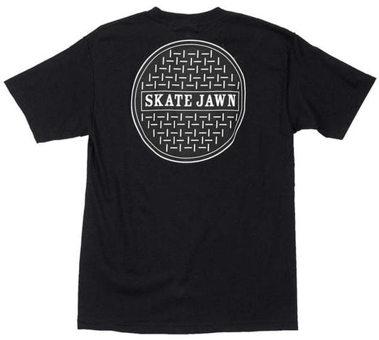 OJ WHEELS T-SHIRT M OJ SKATE JAWN  TEE - BLACK