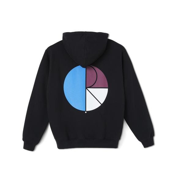 POLAR SKATE CO HOODIE POLAR 3 TONE FILL LOGO HOODIE - BLACK