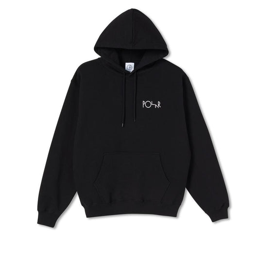 POLAR SKATE CO HOODIE POLAR FILL LOGO HOODIE - BLACK
