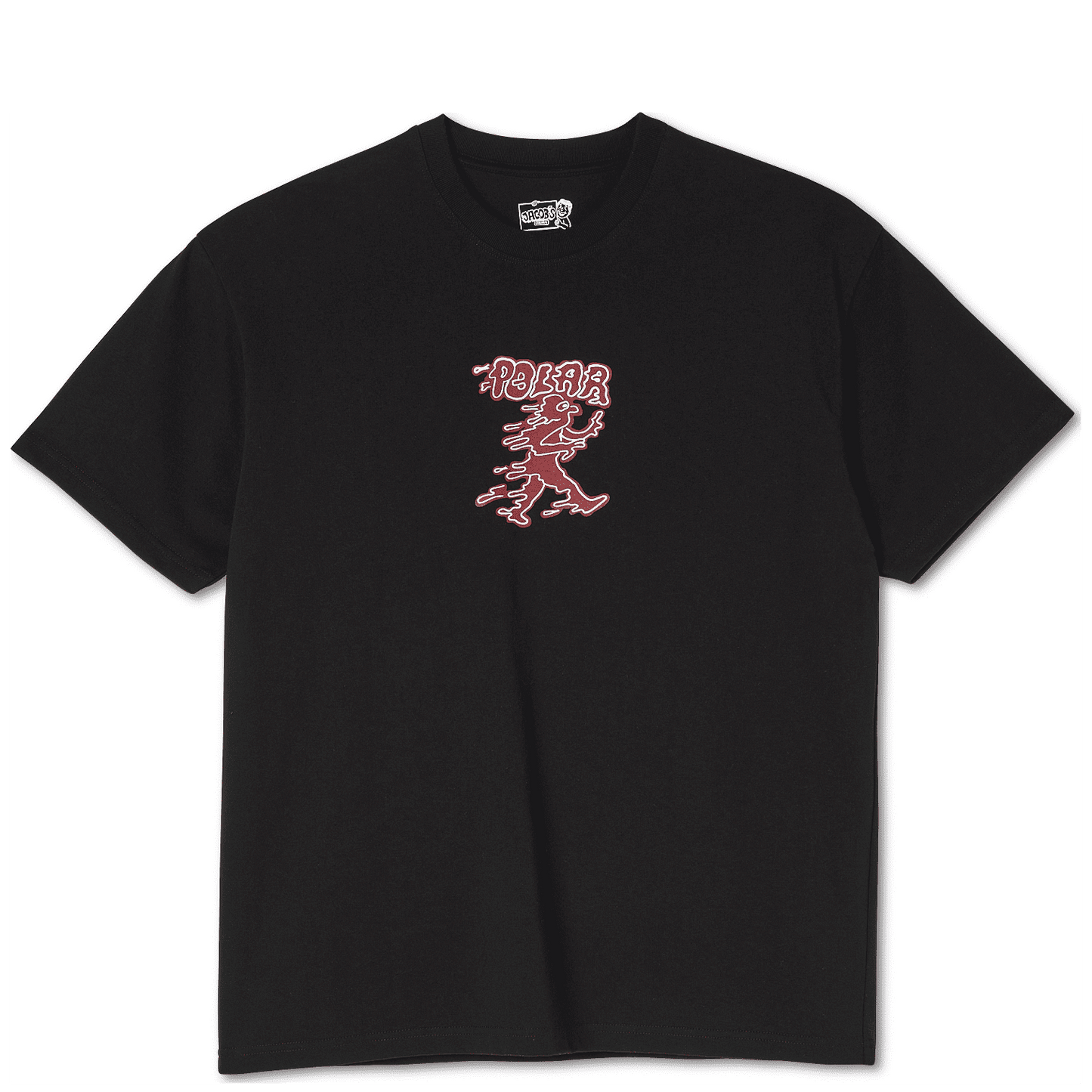 POLAR SKATE CO T-SHIRT POLAR LIQUID MAN TEE - BLACK