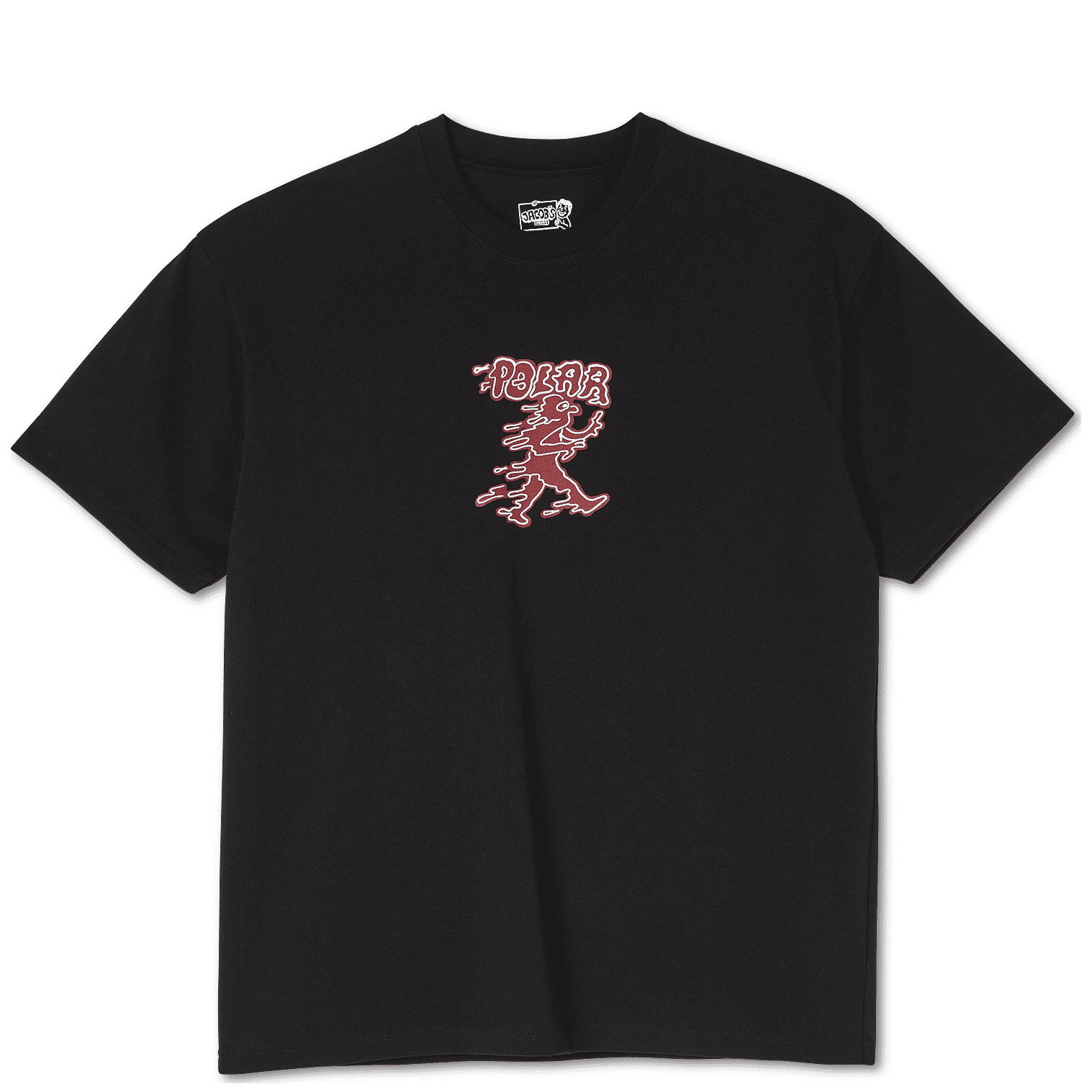 POLAR SKATE CO T-SHIRT POLAR LIQUID MAN TEE - BLACK