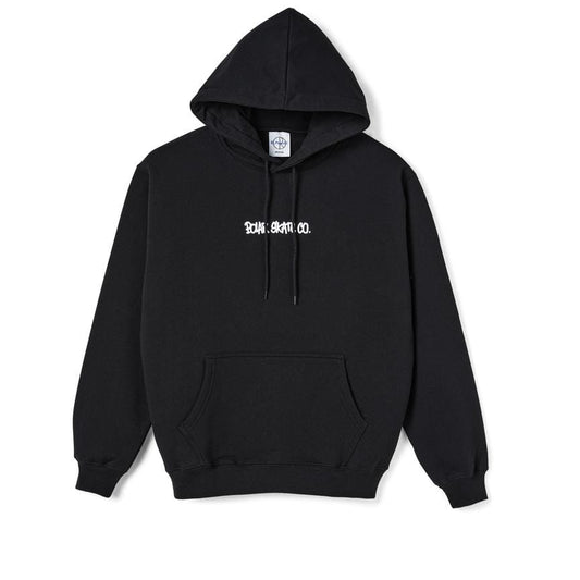 POLAR SKATE CO HOODIE POLAR WORLD DOMINATION HOODIE - BLACK