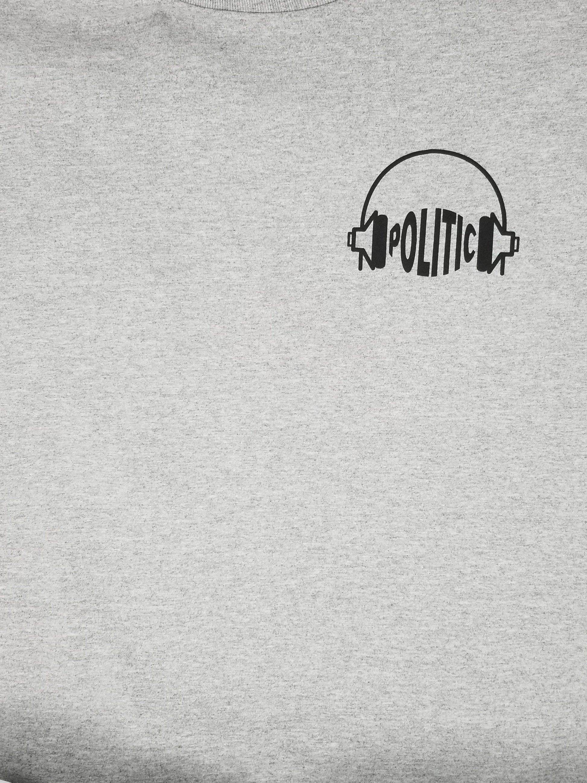 POLITIC T-SHIRT M POLITIC GEO SQUARE TEE - GREY