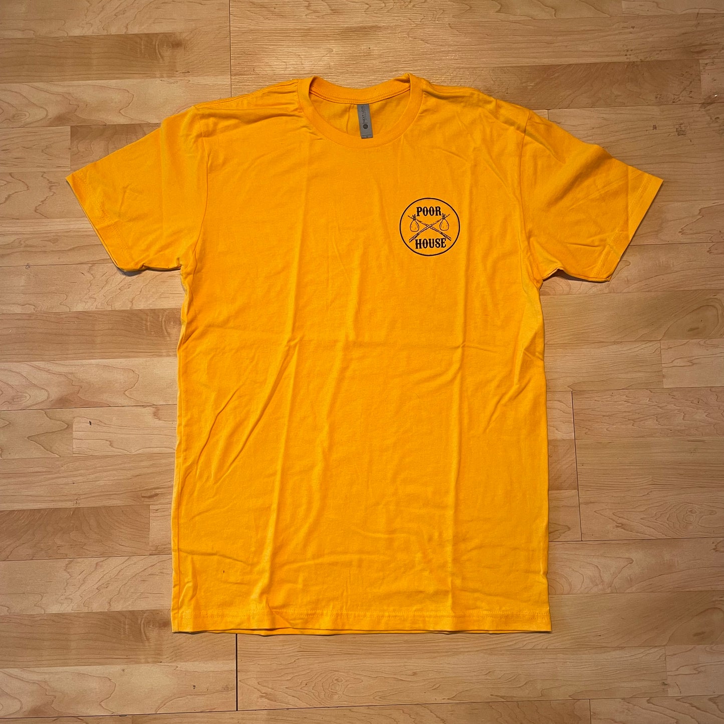 POORHOUSE HARDWARE T-SHIRT POOR HOUSE HARDWARE TEE - YELLOW