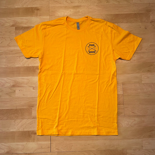 POORHOUSE HARDWARE T-SHIRT POOR HOUSE HARDWARE TEE - YELLOW