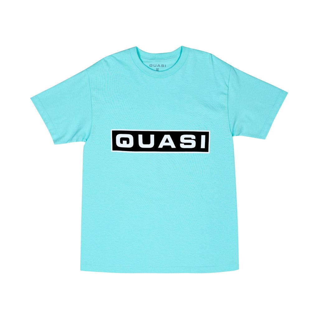 QUASI T-SHIRT QUASI BAR LOGO TEE - CELADON
