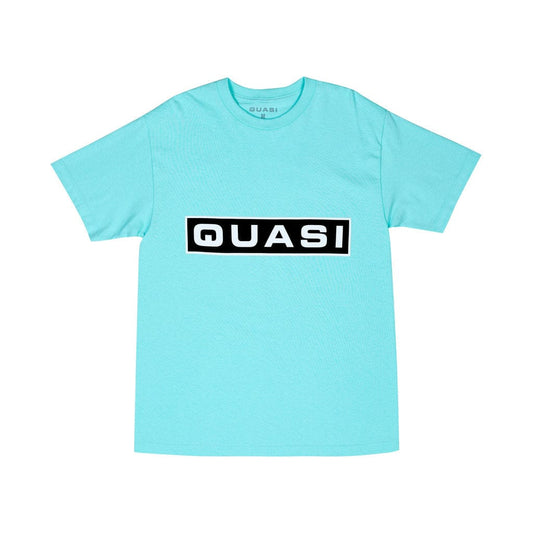 QUASI T-SHIRT QUASI BAR LOGO TEE - CELADON