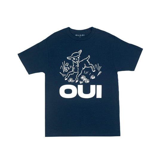 QUASI T-SHIRT Quasi Oui Tee - Navy