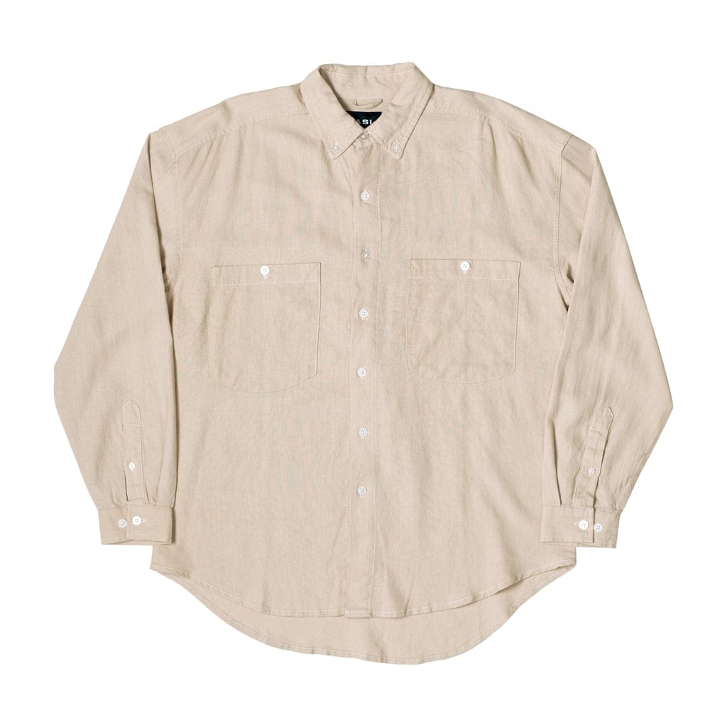 QUASI LONGSLEEVE TEE QUASI RODEO L/S BUTTON UP SHIRT - WHEAT
