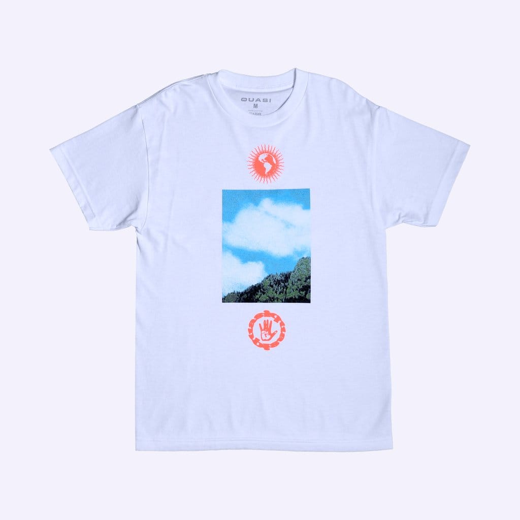 QUASI T-SHIRT QUASI WINDOW TEE - WHITE