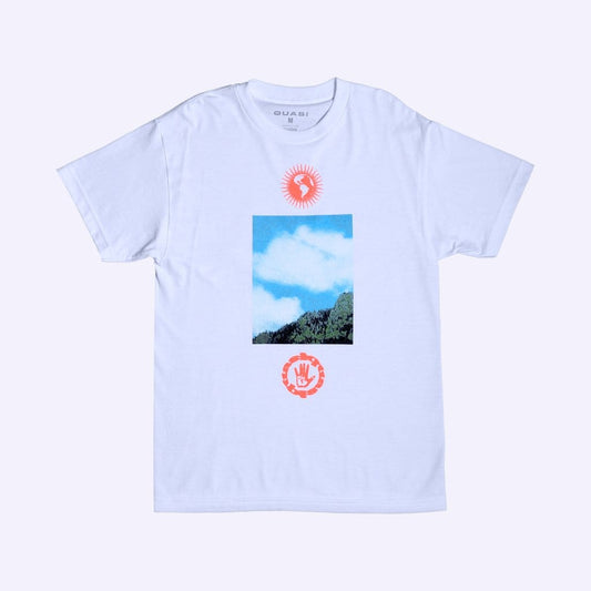 QUASI T-SHIRT QUASI WINDOW TEE - WHITE