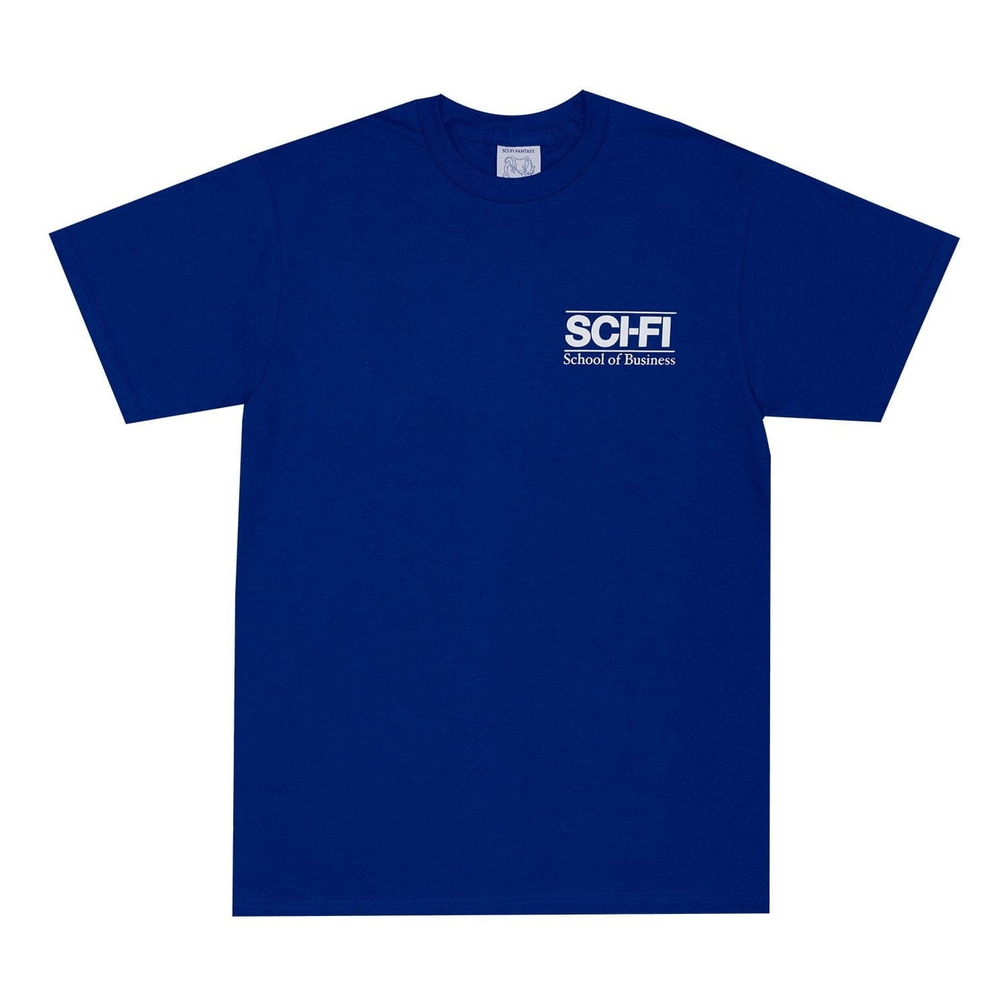 SCI-FI FANTASY T-SHIRT S SCI-FI FANTASY BUSINESS SCHOOL TEE - ROYAL BLUE