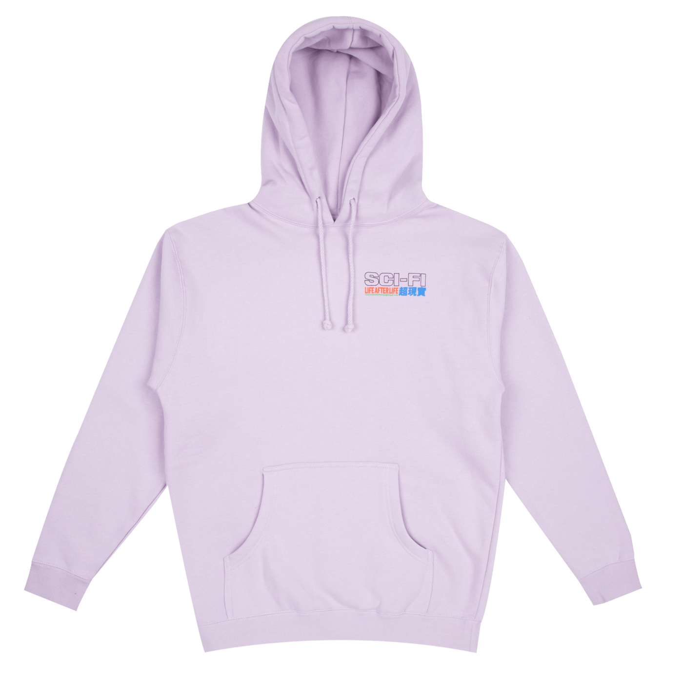 SCI-FI FANTASY HOODIE S SCI-FI FANTASY LIFE AFTER LIFE HOODIE - LAVENDER