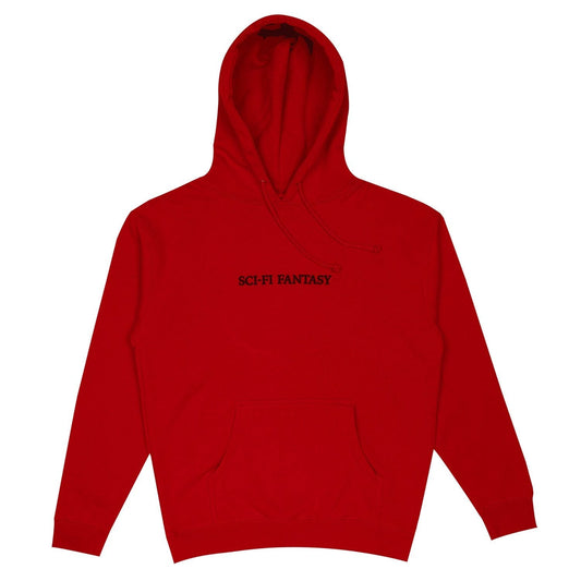 SCI-FI FANTASY HOODIE SCI-FI FANTASY LOGO HOODIE - RED