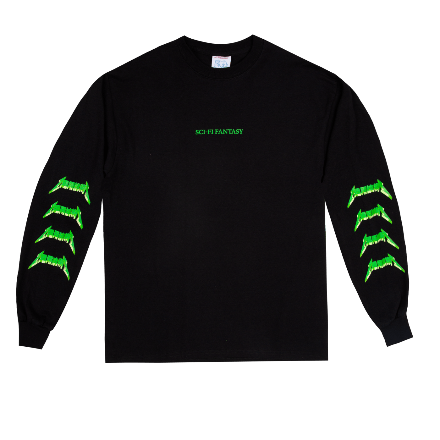 SCI-FI FANTASY LONGSLEEVE TEE SCI-FI FANTASY METAL L/S TEE - BLACK