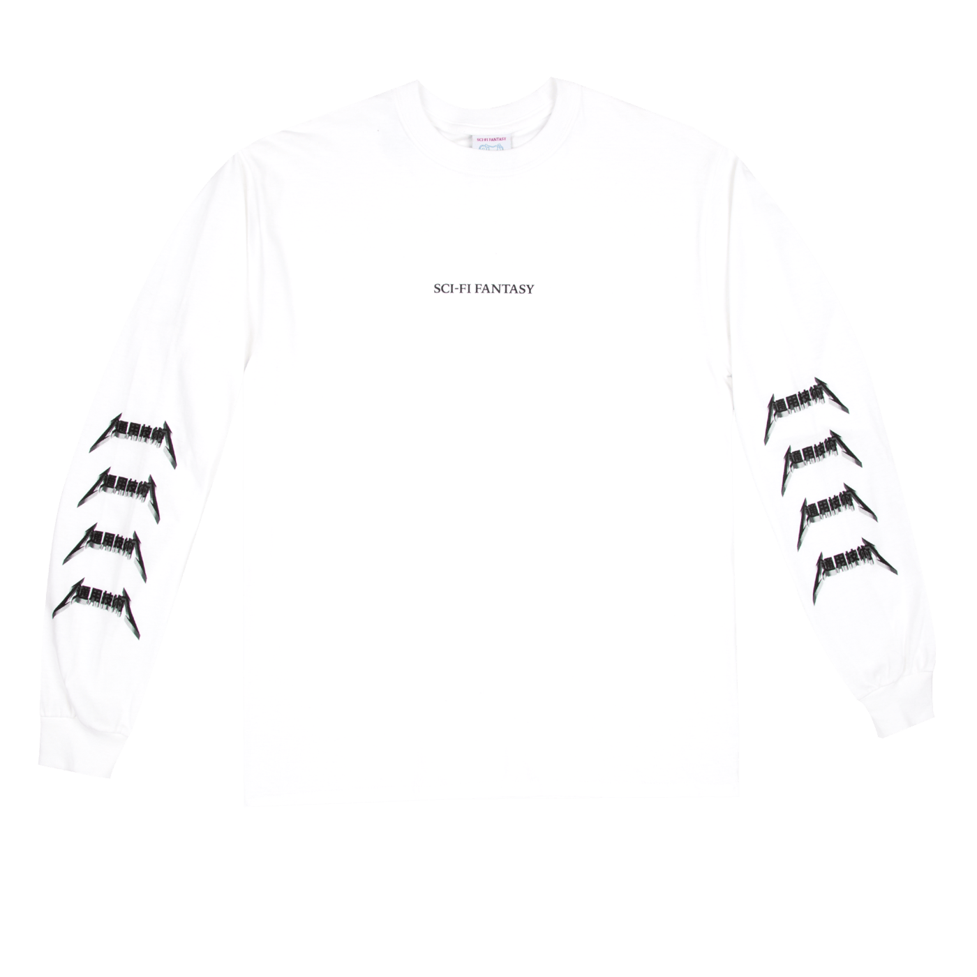 SCI-FI FANTASY LONGSLEEVE TEE SCI-FI FANTASY METAL L/S TEE - WHITE