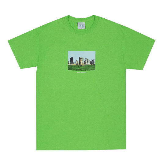 SCI-FI FANTASY T-SHIRT M SCI-FI FANTASY STONEHEDGE TEE - LIME