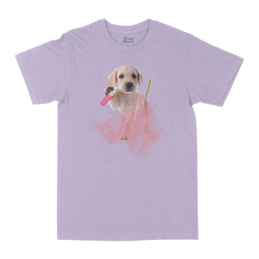 SKATEMENTAL T-SHIRT M SKATEMENTAL VAPE PUPPY  TEE - LAVENDER