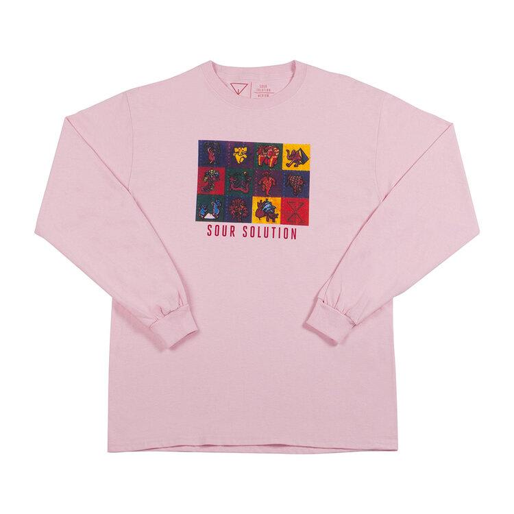 SOUR SOLUTION LONGSLEEVE TEE XL SOUR LSD L/S TEE - PINK