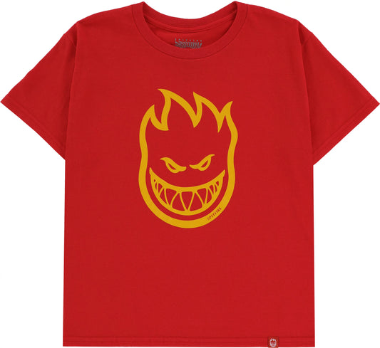 SPITFIRE BIGHEAD YOUTH TEE - RED GOLD