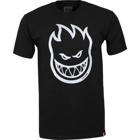 SPITFIRE T-SHIRT S SPITFIRE BIGHEAD TEE - BLACK METALLIC