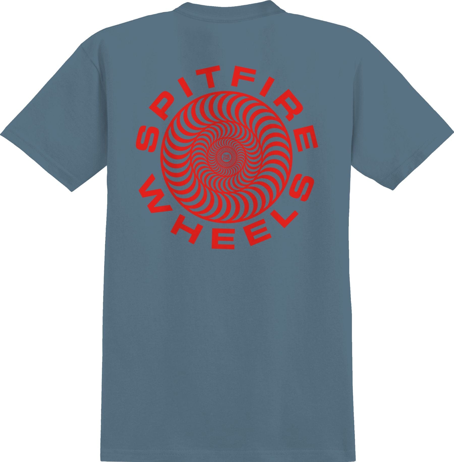 SPITFIRE T-SHIRT SPITFIRE CLASSIC '87 SWIRL TEE - SLATE