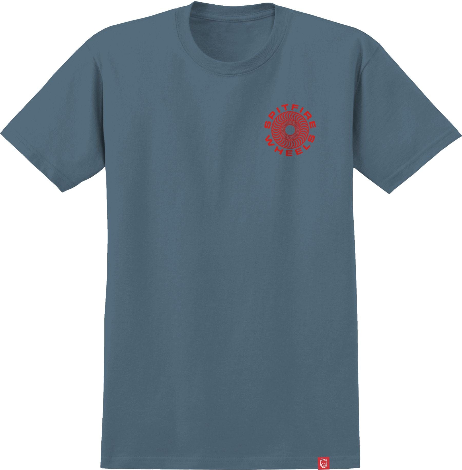 SPITFIRE T-SHIRT SPITFIRE CLASSIC '87 SWIRL TEE - SLATE