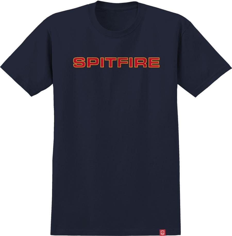 SPITFIRE T-SHIRT SPITFIRE CLASSIC '87 TEE - NAVY GOLD