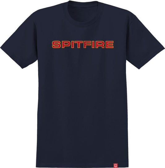 SPITFIRE T-SHIRT SPITFIRE CLASSIC '87 TEE - NAVY GOLD