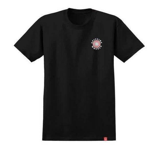 SPITFIRE T-SHIRT S SPITFIRE OG CLASSIC FILL TEE - BLACK RED