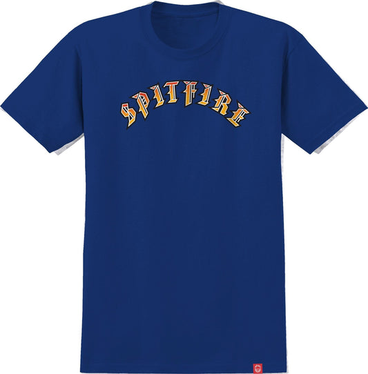 SPITFIRE YOUTH T-SHIRT YL SPITFIRE OLD E YOUTH TEE - ROYAL