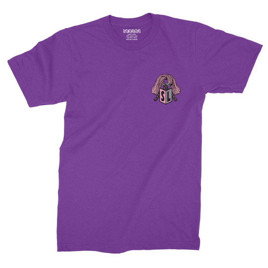 STRANGELOVE T-SHIRT M STRANGELOVE NATAS KAUPUS TEE - PURPLE