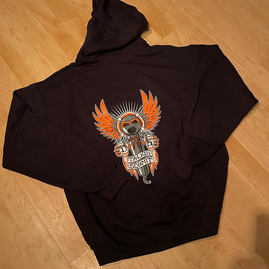 TALKIN SCHMIT HOODIE M TALKIN SCHMIT COOPER HOODIE - BLACK