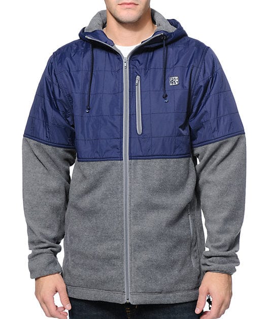 THE HUNDREDS JACKET L HUNDREDS DALE JACKET - NAVY