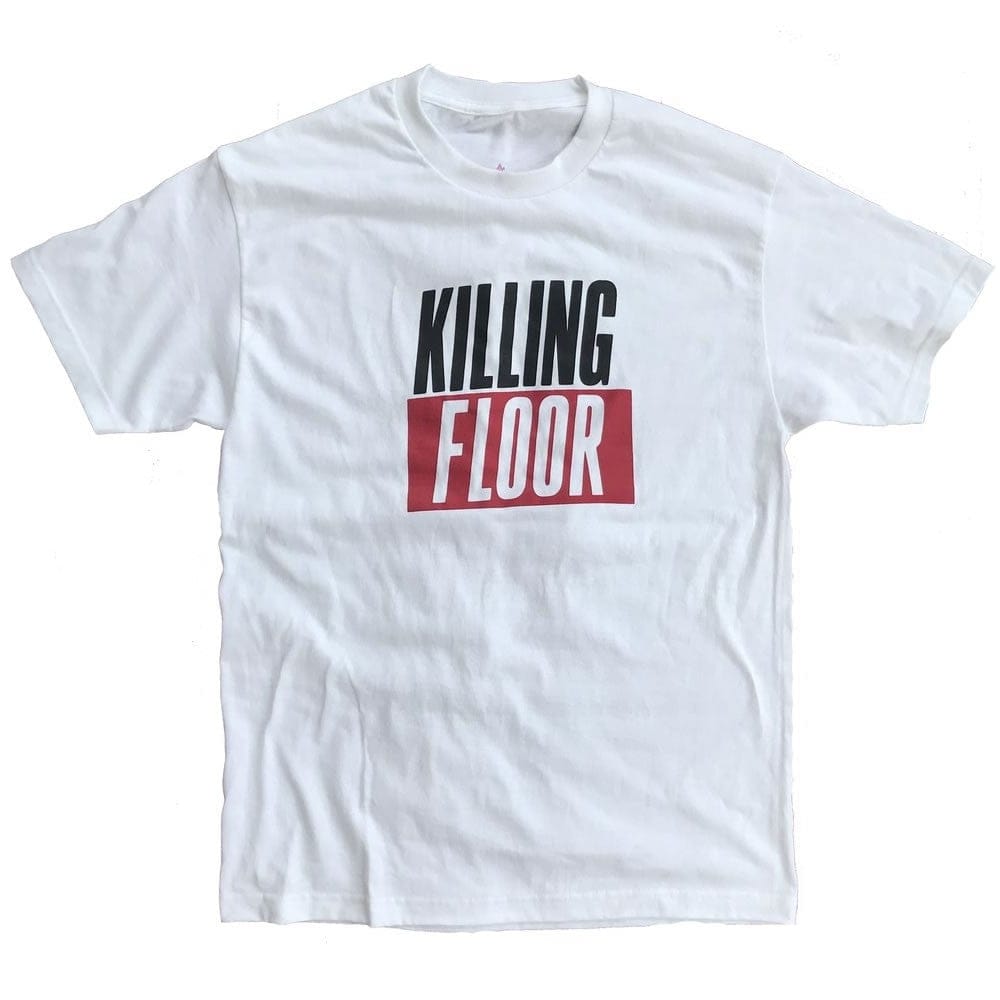 THE KILLING FLOOR T-SHIRT M THE KILLING FLOOR TRUE STORIES TEE - WHITE