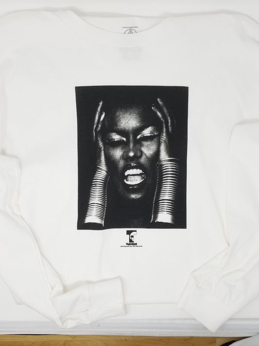 THEORIES OF ATLANTIS LONGSLEEVE TEE M Theories Island Life L/S Tee - White