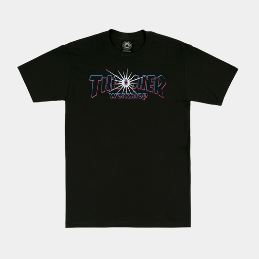 THRASHER T-SHIRT Thrasher Magazine X Alien Workshop Nova Tee - Black