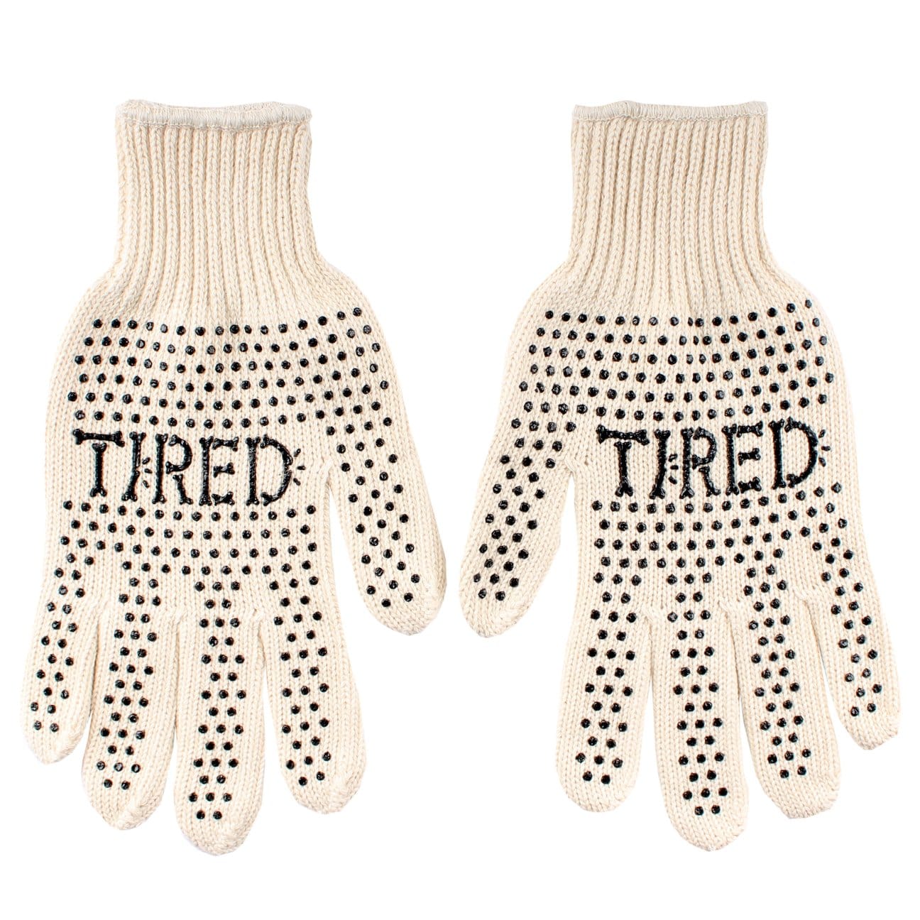 TIRED GLOVES TIRED BONES WORK GLOVES - TAN