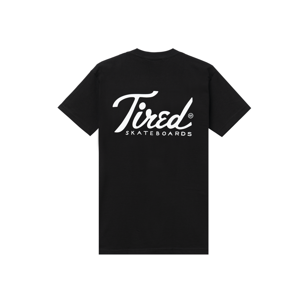 TIRED T-SHIRT TIRED CHERISE POCKET TEE -  BLACK