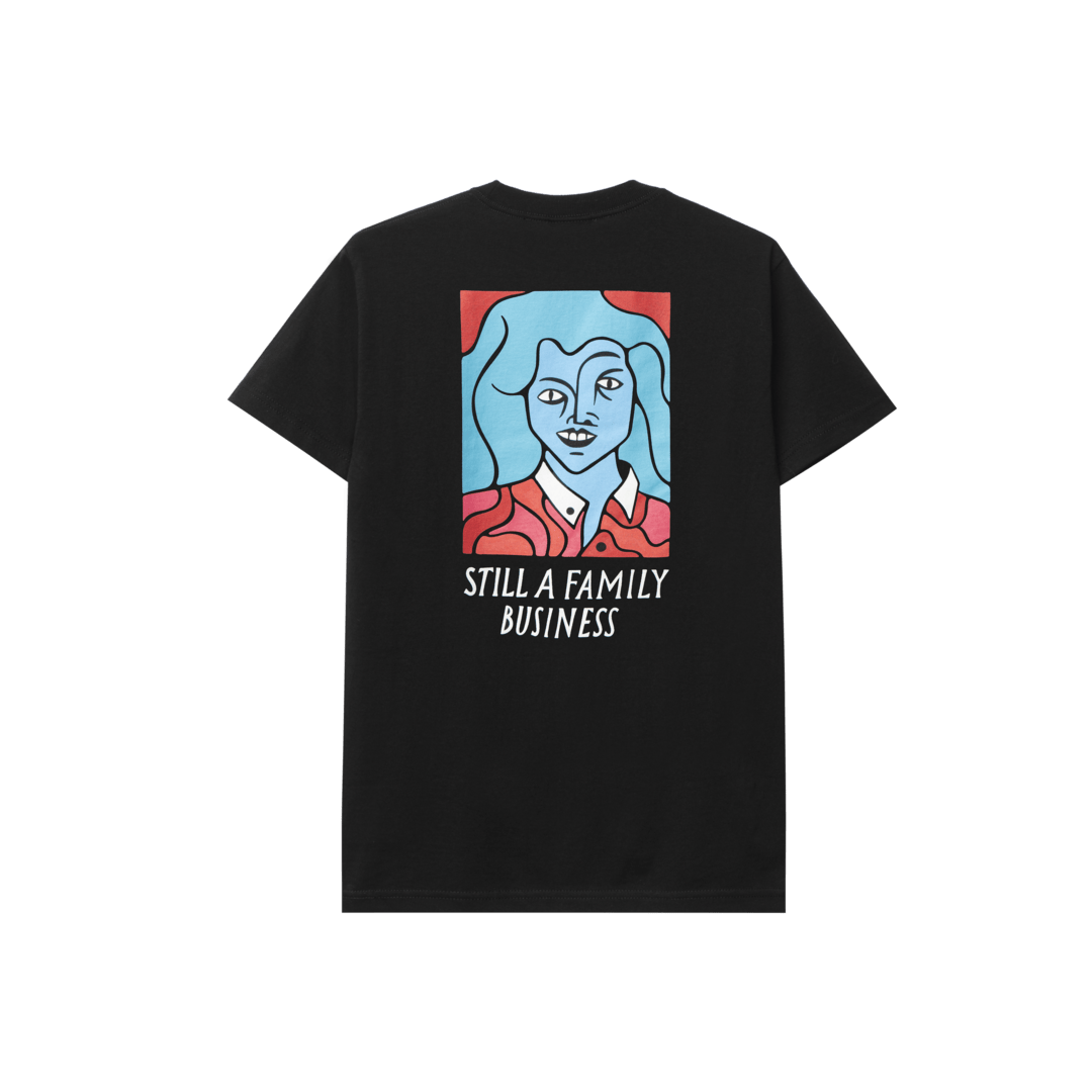 TIRED T-SHIRT XL TIRED FAMILY BUSINESS TEE - NAVY