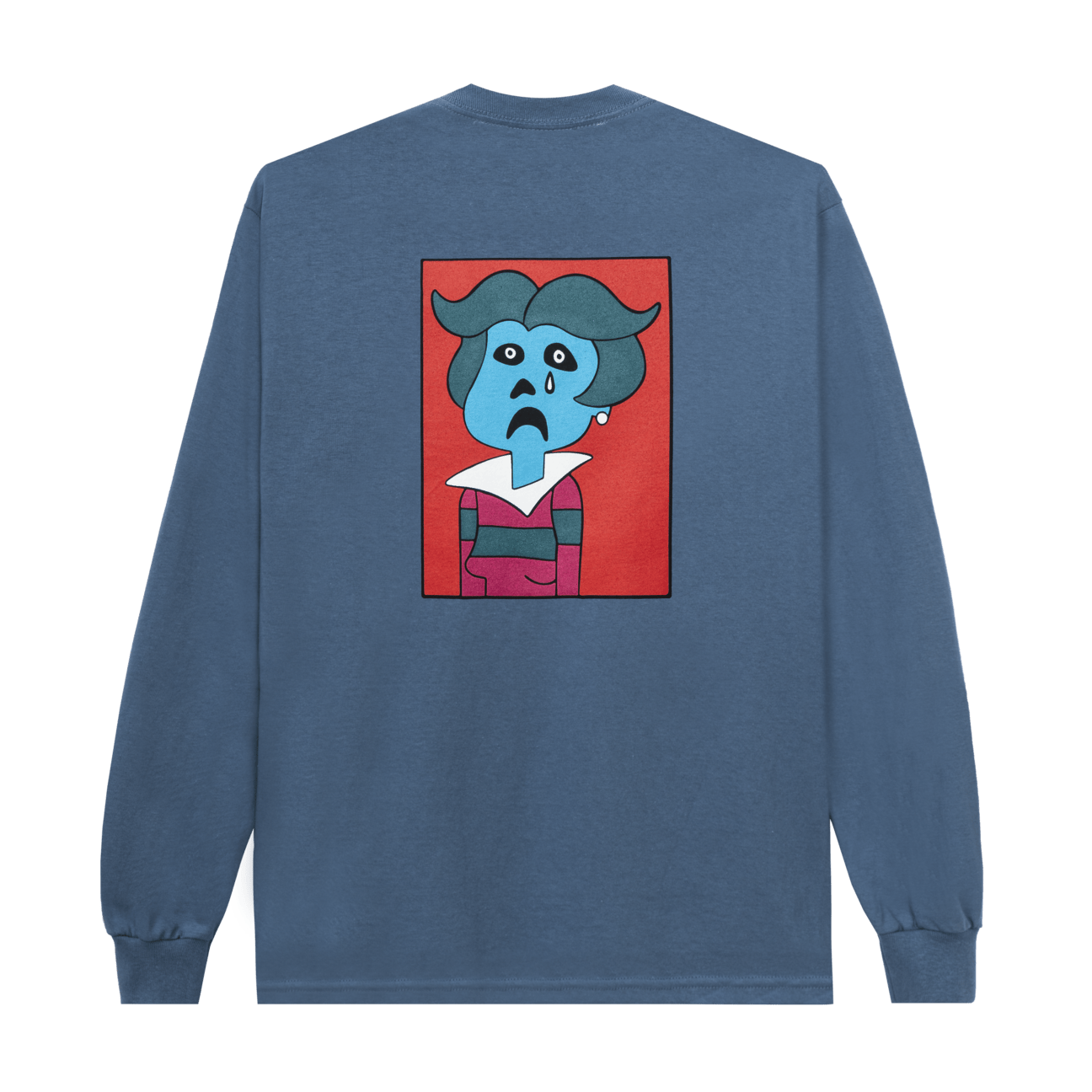 TIRED LONGSLEEVE TEE TIRED KAREN L/S TEE - INDIGO