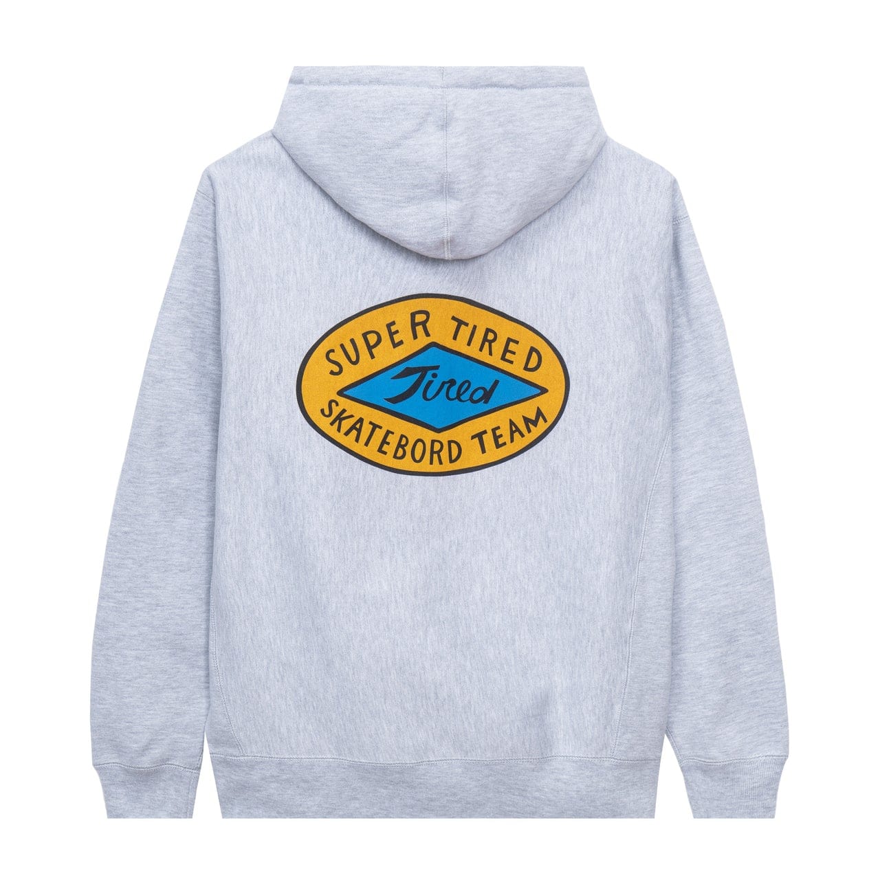 TIRED HOODIE M TIRED SUPER TIRED PULLOVER HOODIE - GREY
