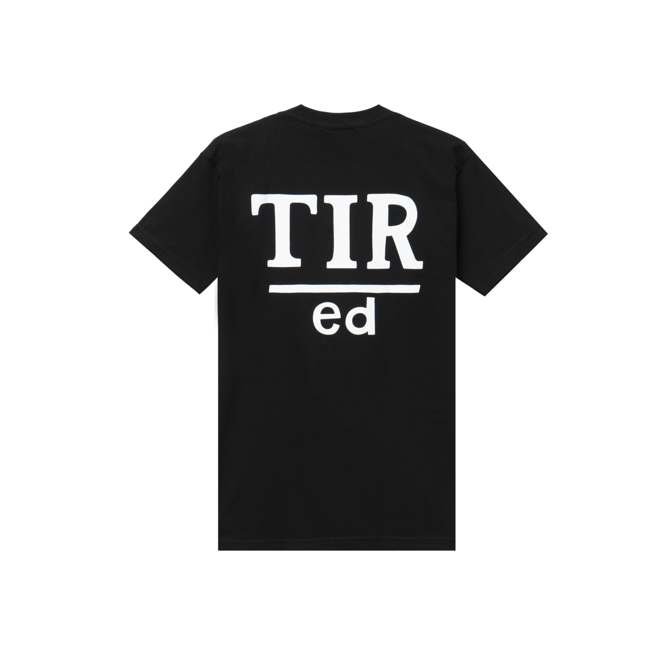 TIRED T-SHIRT TIRED TERRIBLE TEE - BLACK