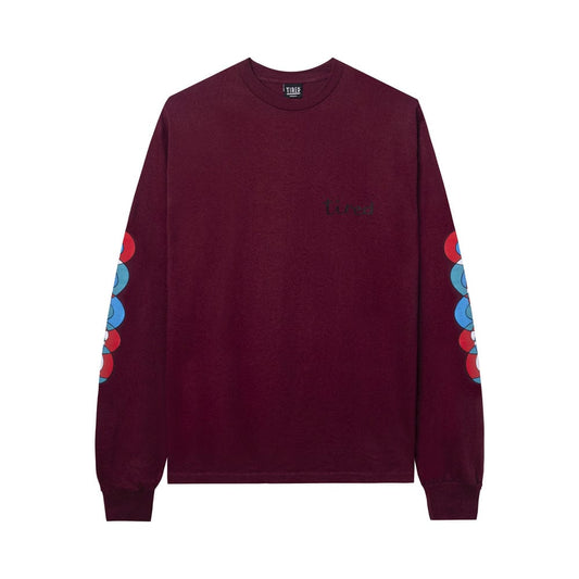 TIRED LONGSLEEVE TEE TIRED WOBBLES L/S TEE - WINE