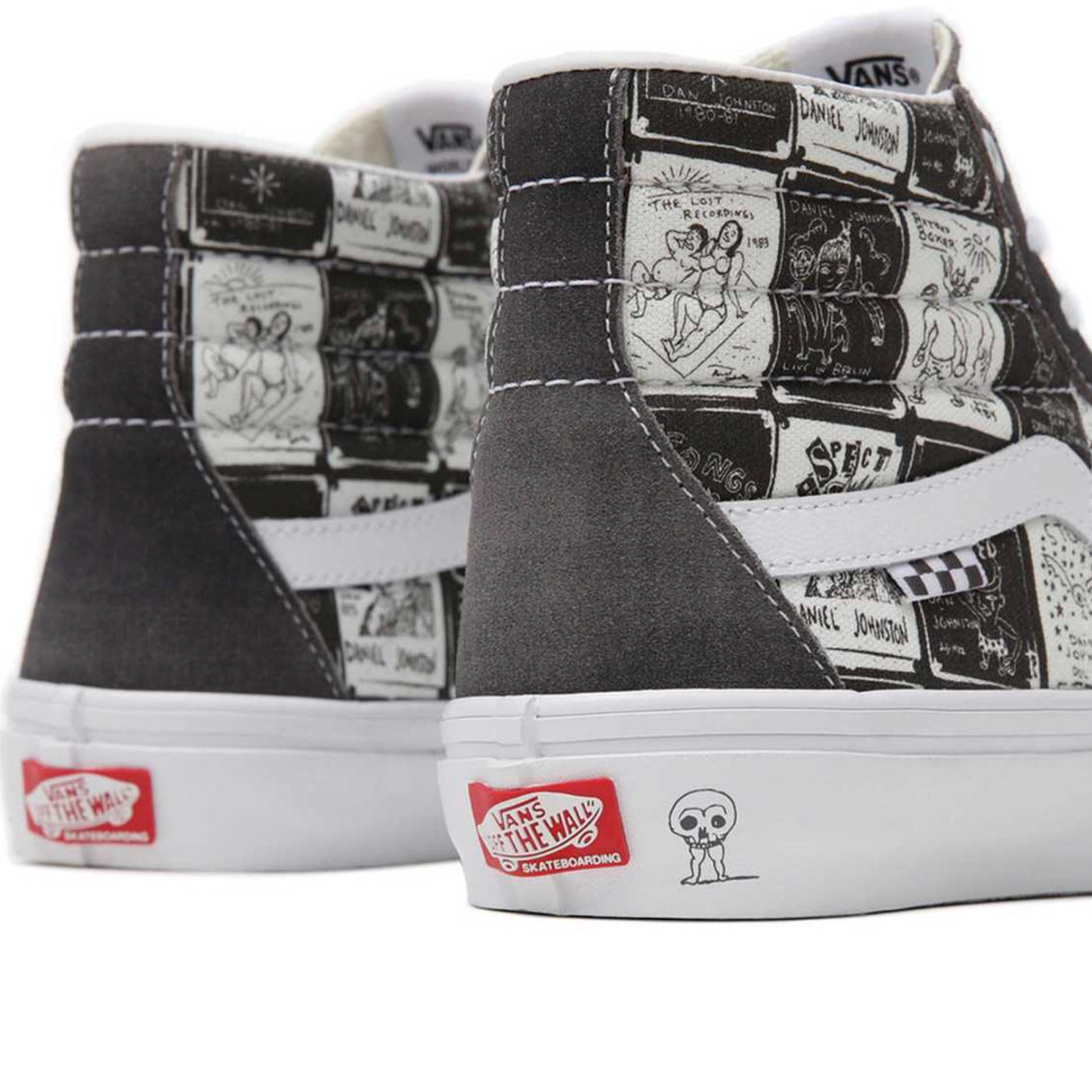 VANS SKATE SK8-HI - (DANIEL JOHNSTON) RAVEN – Holistic Skateshop