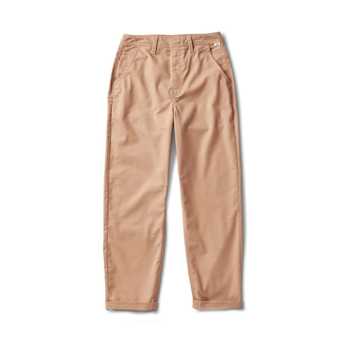 VANS WOMENS PANTS VANS ARMANTO SKATE CHINO  PANTS - BURRO