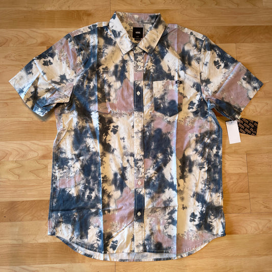 VANS SHORT SLEEVE SHIRT VANS BANKS S/S SHIRT - ELDERBERRY