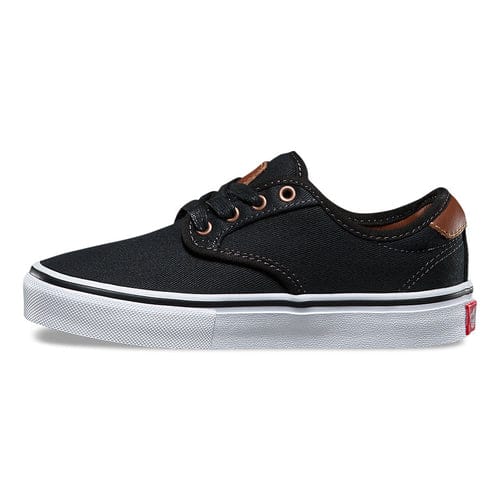 VANS SHOE VANS 2 Kids VANS CHIMA PRO KIDS - (BRUSHED TWILL) BLACK