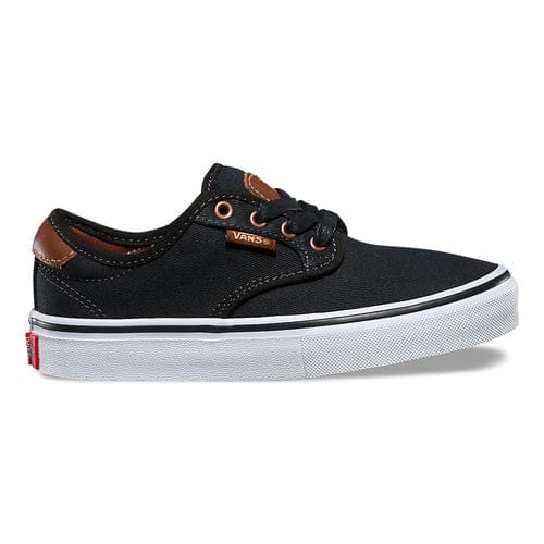 VANS SHOE VANS 2 Kids VANS CHIMA PRO KIDS - (BRUSHED TWILL) BLACK