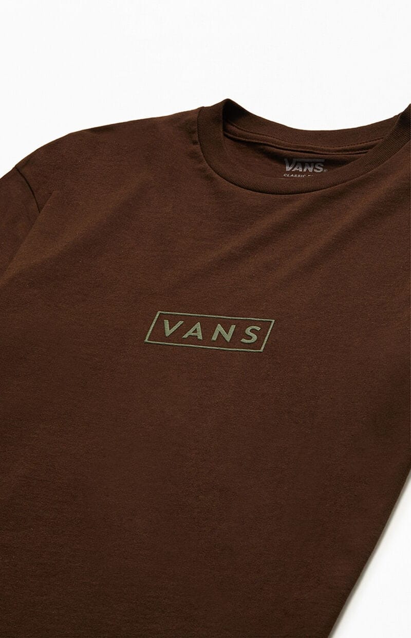 VANS T-SHIRT S VANS CLASSIC EASY BOX TEE - DEMITASSE
